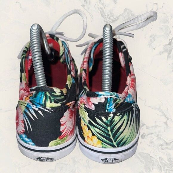 Vans Off The Wall Tropical Colorful Summer Floral Shoes sneakers Women Size 8.5 - Picture 3 of 8